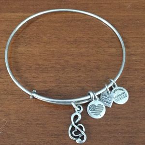 Alex and Ani music note bracelet